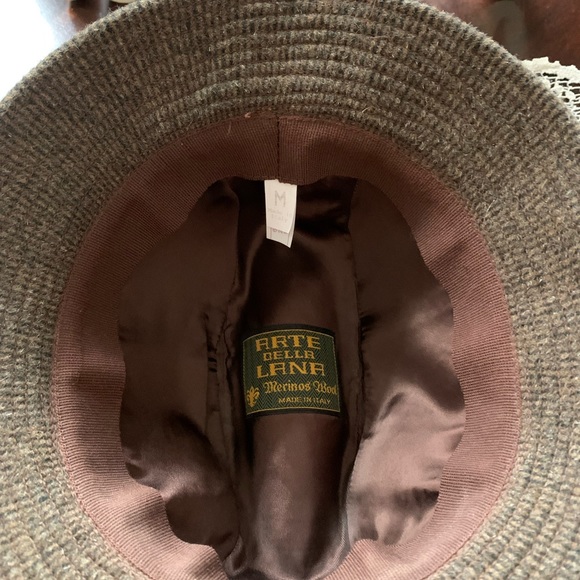 ARTE DELLA LANA Other - ARTE DELLA LANA vintage Wool brown unisex Fedora Hat VVGUC size medium